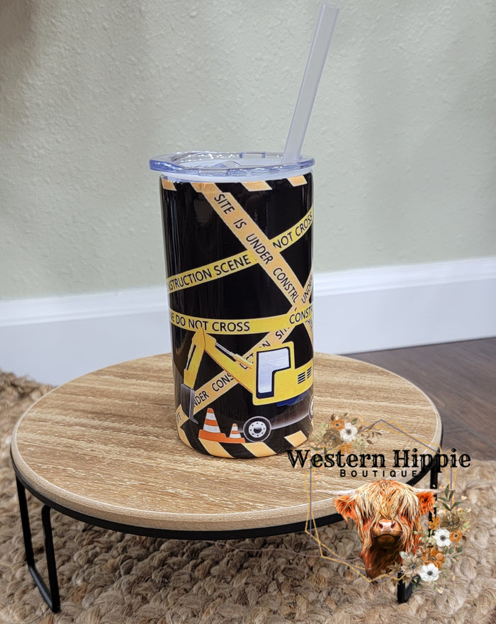 12oz construction tumbler
