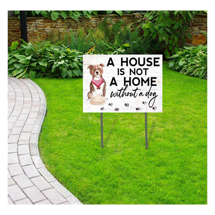 18x24 Bull Terrier Dog Lawn Sign