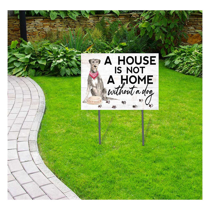 18x24 Irish Wolf Hound Dog Lawn Sign