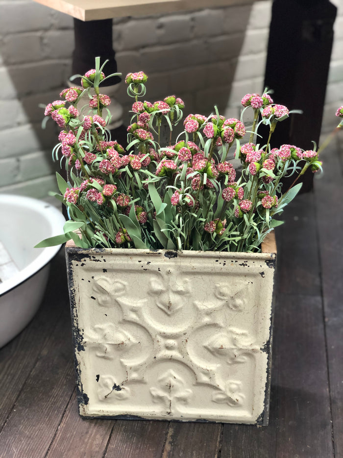 20” Pin Cushion Flower Stem
