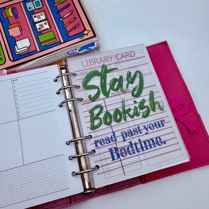 Bookish Checks and Lists Vellum Dashboards