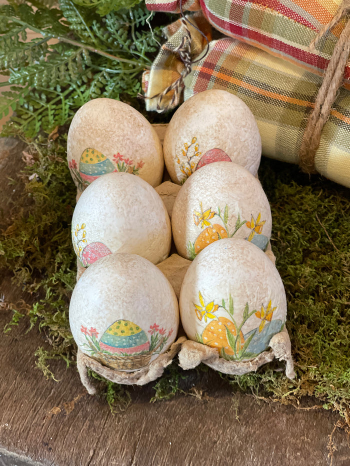 Decoupage Eggs