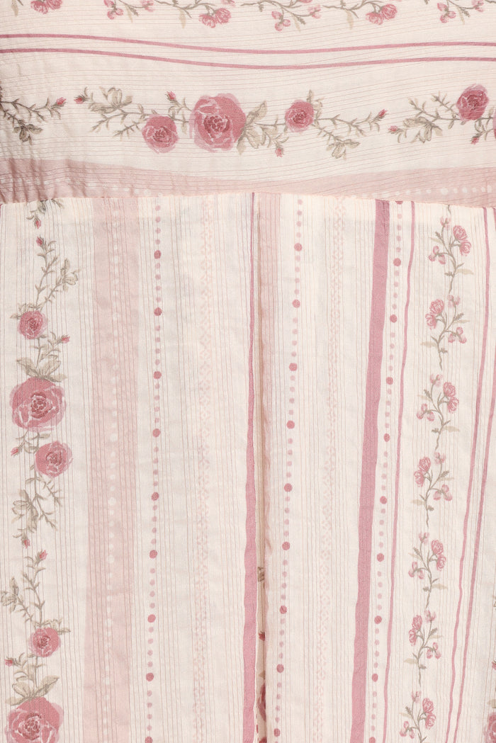 Petal and Pup USA DRESSES Amaris Maxi Dress - Ivory Mauve Floral