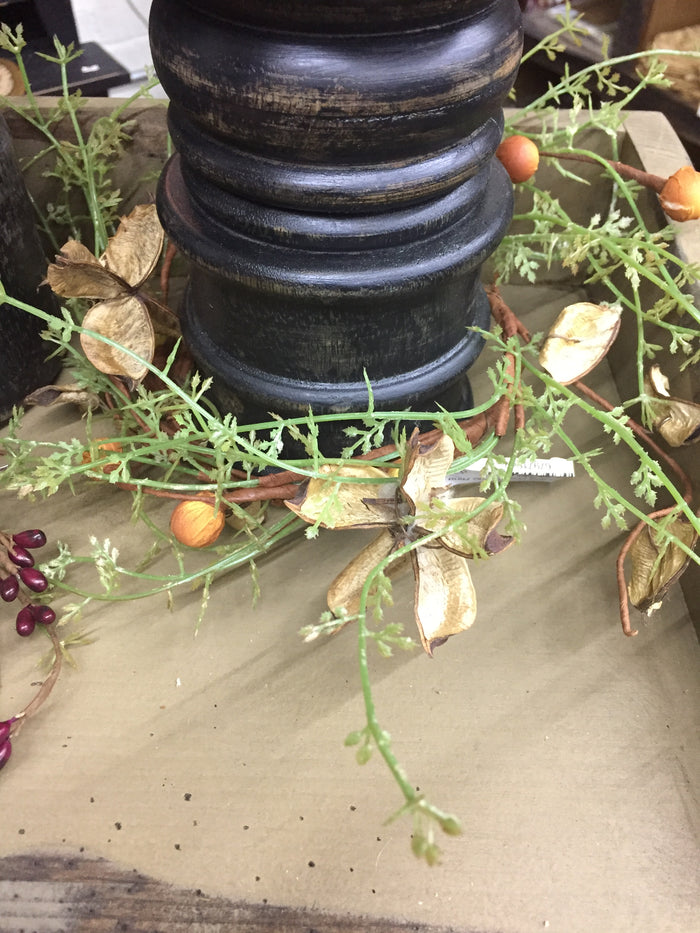 Apricot and Pod Candle Ring