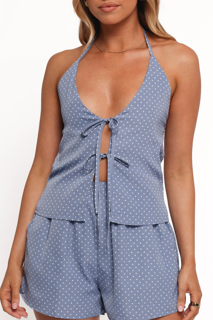 Petal and Pup USA SETS Beau Two Piece Set - Blue Dot