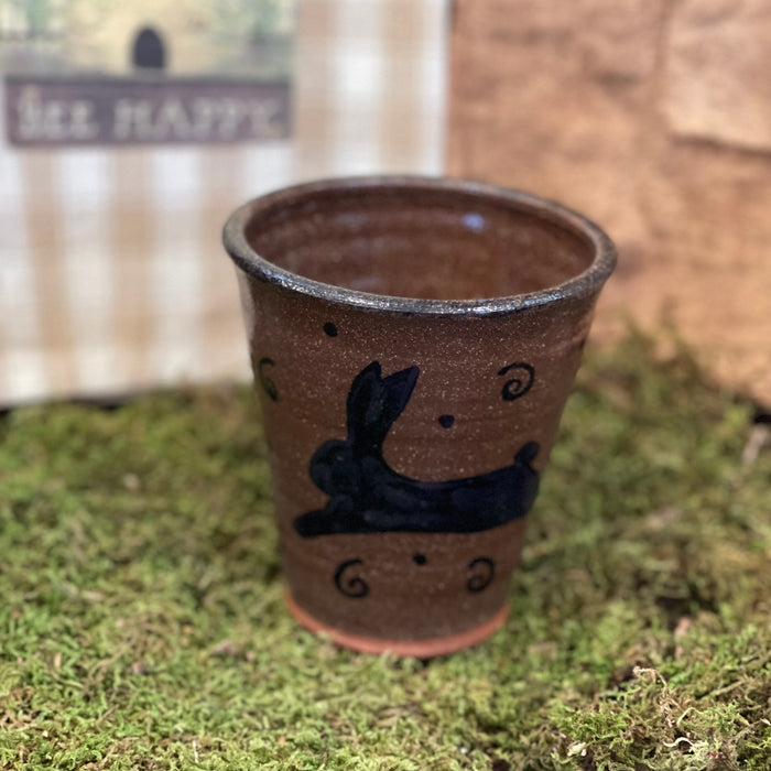 Bunny w/ swirls Tumbler Pottery