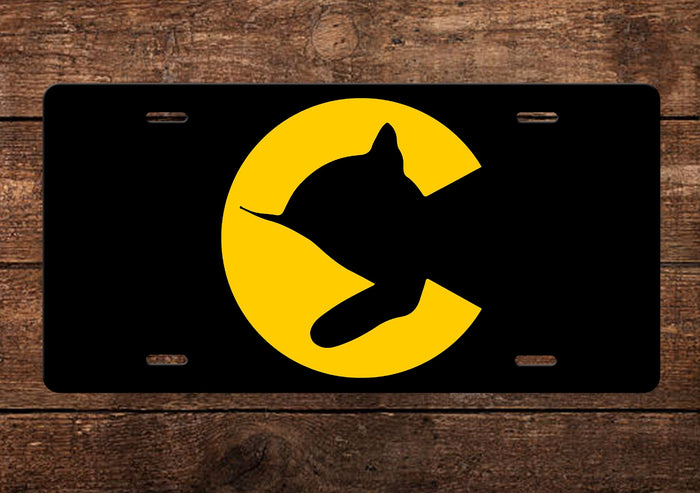 Chessie System Locomotive Nose License Plate (Black)