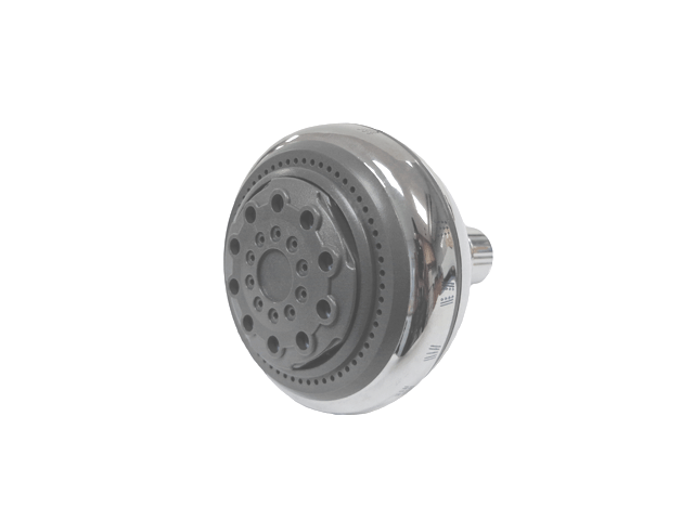 Chrome Plastic 5 Way Shower Head with 3 Distinitive Massaging Shower Sprays - CHID069 MEGA