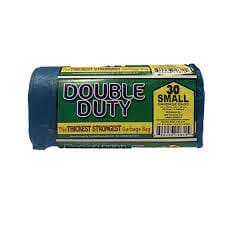 Double Duty Garbage Bag Jumbo - is the ultimate high density, dual-purpose bag that’s ideal for solving problems from your toughest waste disposal tasks to carrying or storing your heavy loads - 60945612622 Pie's Variety Store