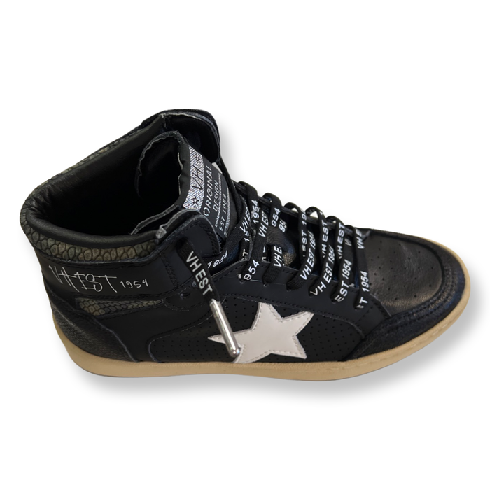 Dream 4 "Black High Top" White Star