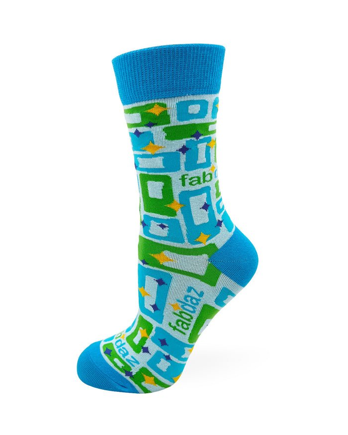 Fabdaz Women's Novelty Crew Socks