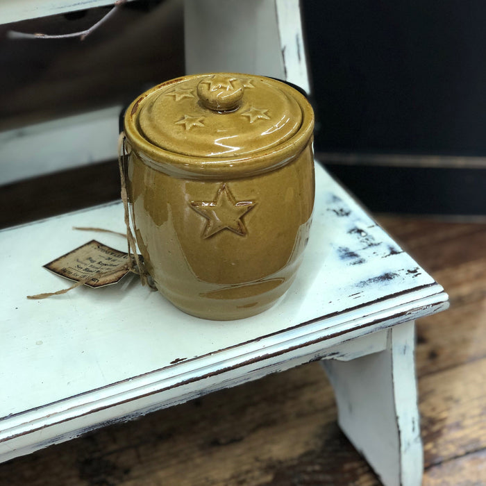 Herbal Star Candle Bug Repellent Large Crock