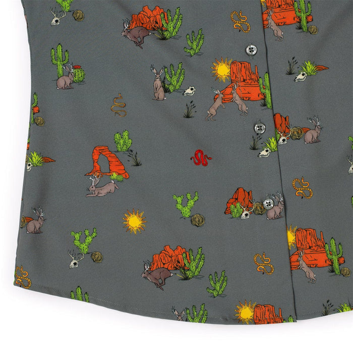 RSVLTS RSVLTS Women's Short Sleeve Shirt Jumpin' Jackalopes – Women's KUNUFLEX Short Sleeve Shirt