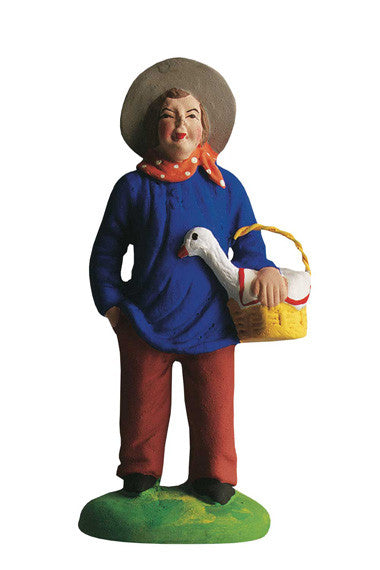 Man with a Goose - Homme à l'oie - Size #3 / Grande