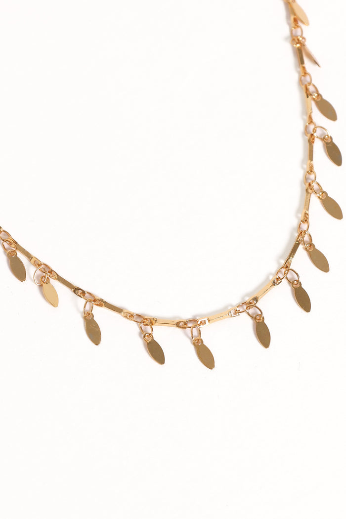 Petal and Pup USA ACCESSORIES Martha Necklace - Gold One Size