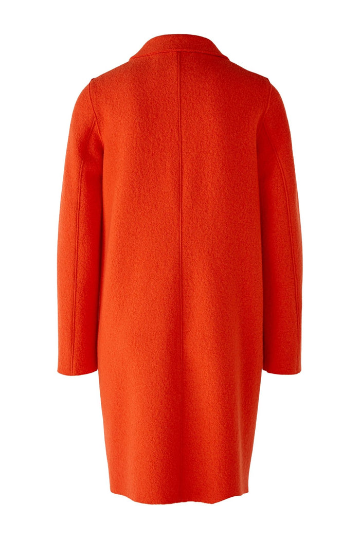 Oui 77627 Orange Coat - Dotique - Oui