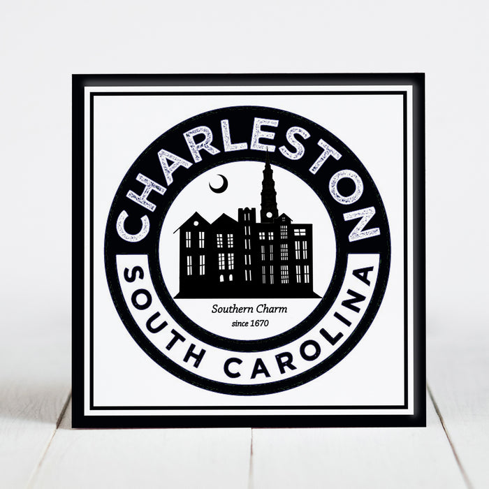 Rainbow Row at Night - Charleston, SC