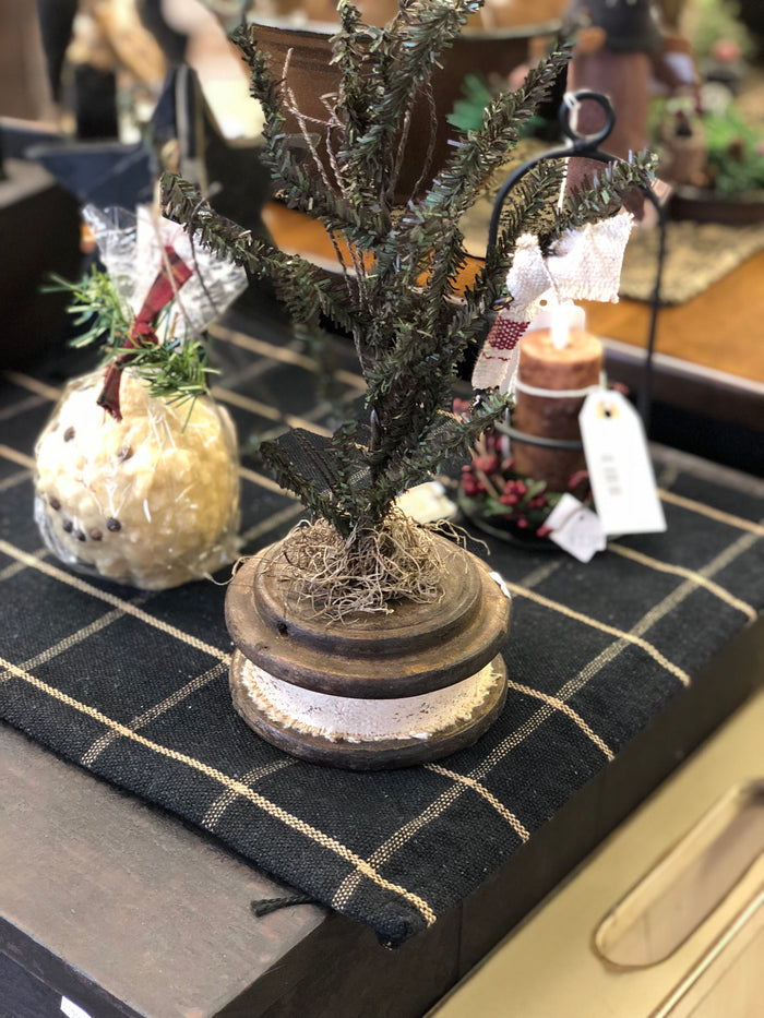 Tree On Wooden Spool