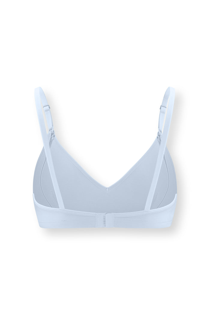 Back side of Women's Nursing Bra in Breeze on white background