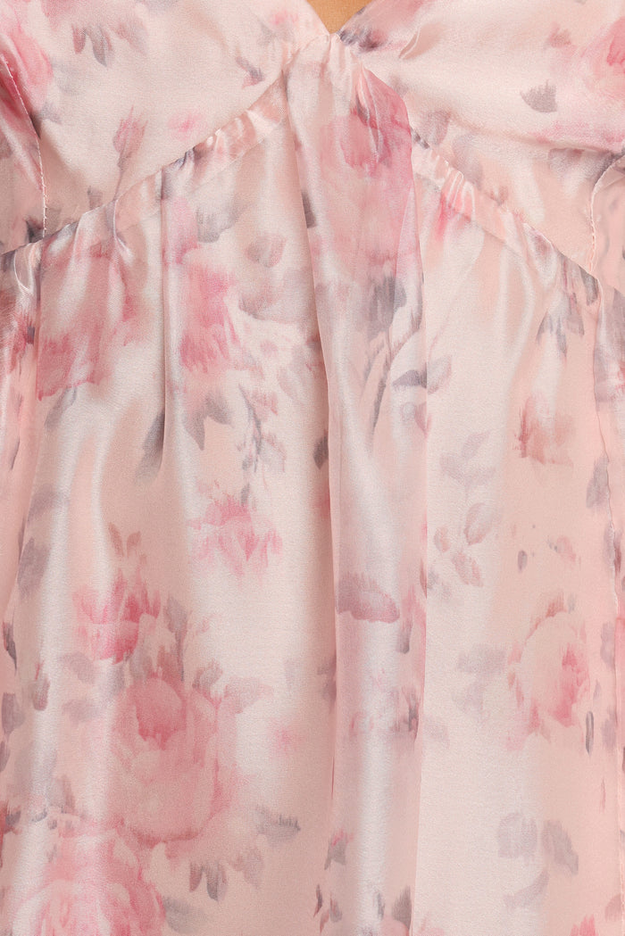 Petal and Pup USA DRESSES Xanthe Maxi Dress - Pink Floral
