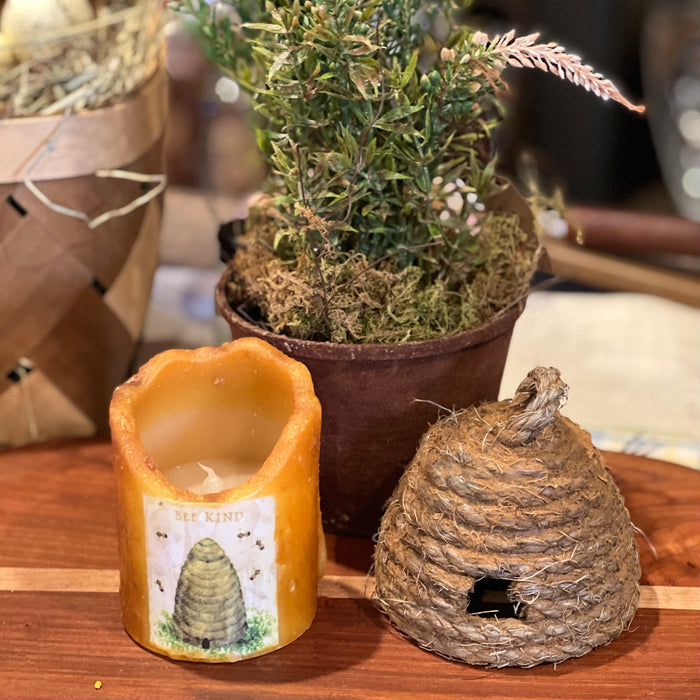 Cinnamon Coated Bee Skep 4"