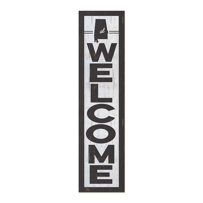 11x46 State Welcome Alabama Leaner Sign