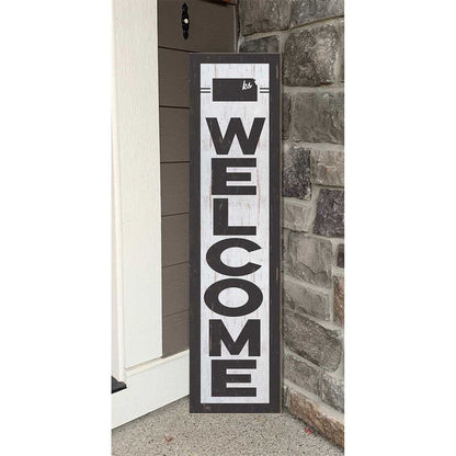 11x46 State Welcome Kansas Leaner Sign