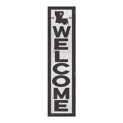 11x46 State Welcome Louisiana Leaner Sign