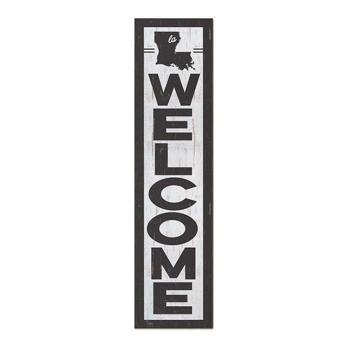11x46 State Welcome Louisiana Leaner Sign