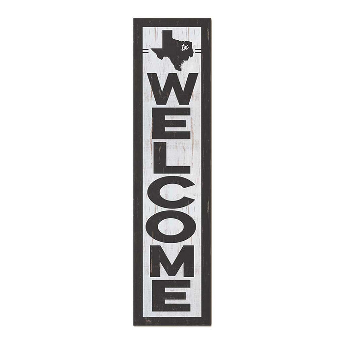 11x46 State Welcome Texas Leaner Sign