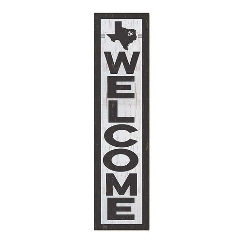 11x46 State Welcome Texas Leaner Sign