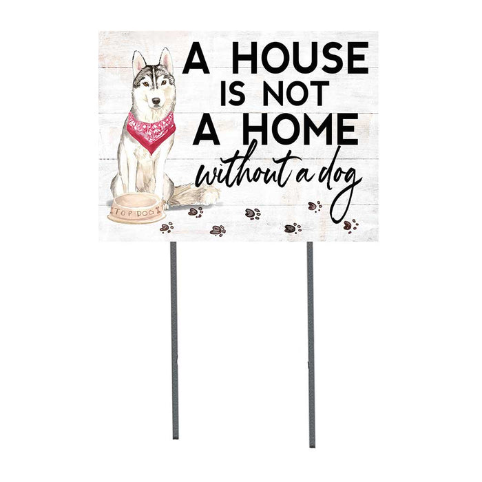 18x24 Husky Dog Lawn Sign