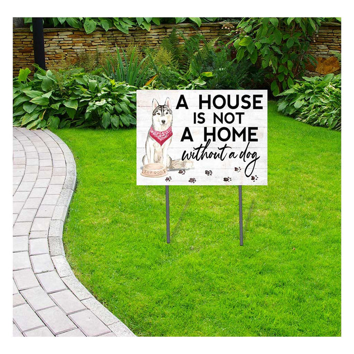 18x24 Husky Dog Lawn Sign
