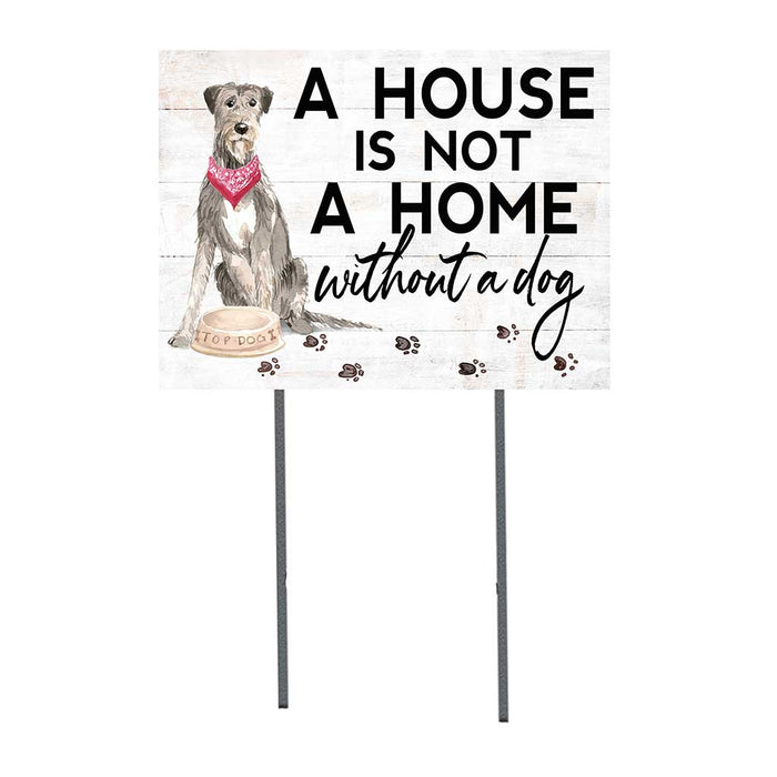 18x24 Irish Wolf Hound Dog Lawn Sign