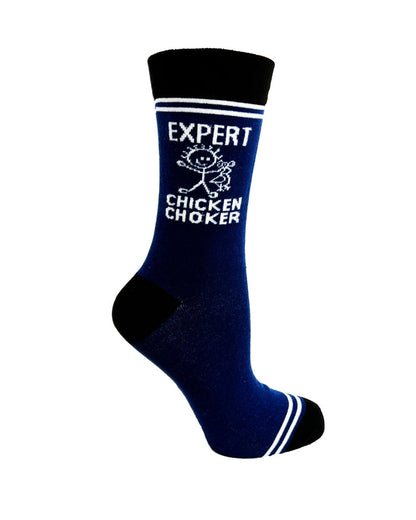(3 Pairs) Expert Chicken Choker - Hey Now Unisex Crew Socks - Wholesale