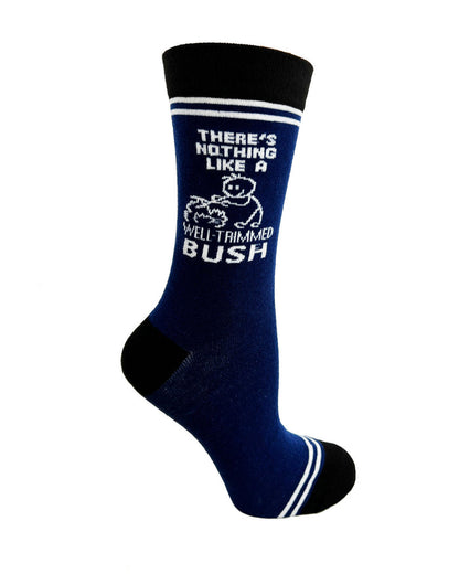 (3 Pairs) There’s Nothing Like a Well-Trimmed Bush - Hey Now Unisex Crew Socks - Wholesale