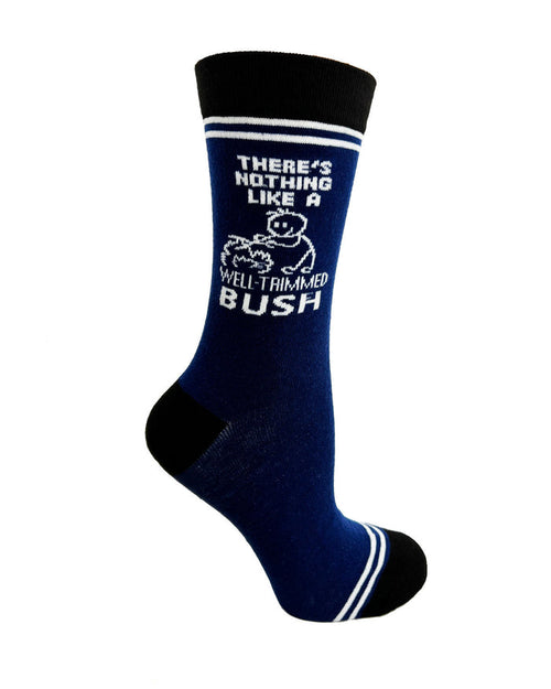 (3 Pairs) There’s Nothing Like a Well-Trimmed Bush - Hey Now Unisex Crew Socks - Wholesale