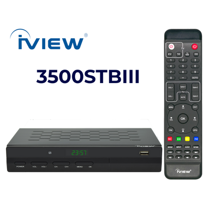 3500STBIII - Affordable Converter Box, Digital to Analog TV Box with TV Recording, QAM, Media Function, and HDMI Connection with Learning Remote