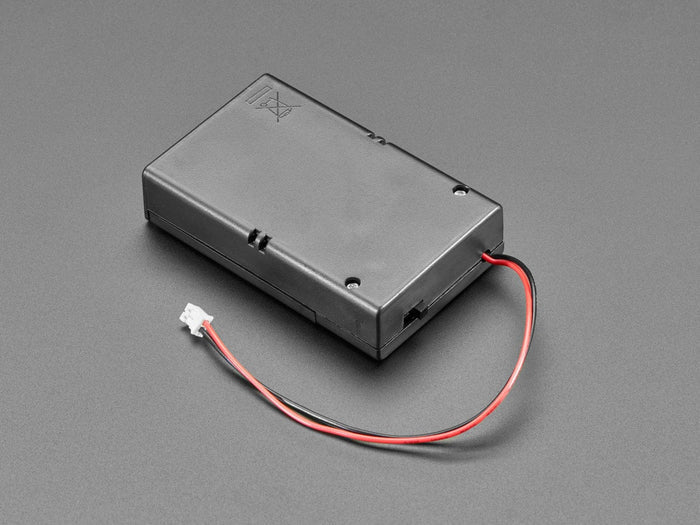 3x AA Battery Holder with On/Off Switch and 2-Pin JST by The Pi Hut - The Pi Hut