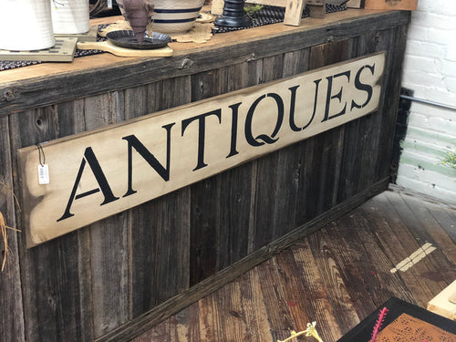 80” Antiques Sign