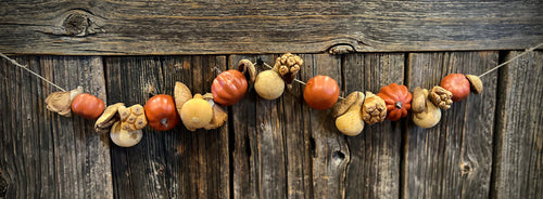 Pumpkin & Gourd Garland 40"