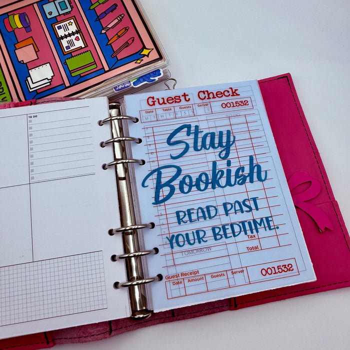 Bookish Checks and Lists Vellum Dashboards