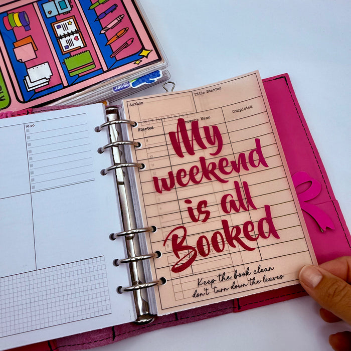 Bookish Checks and Lists Vellum Dashboards