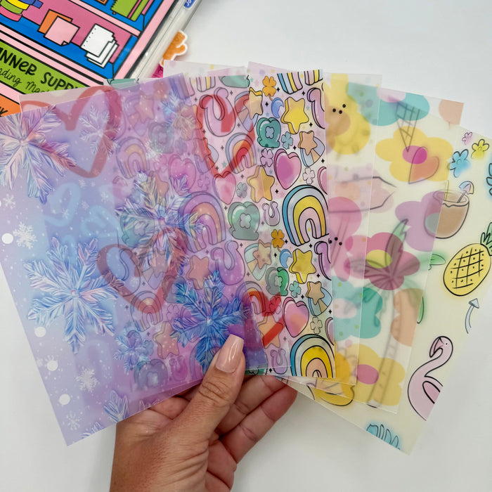 Monthly Colorful Vellum Dashboards
