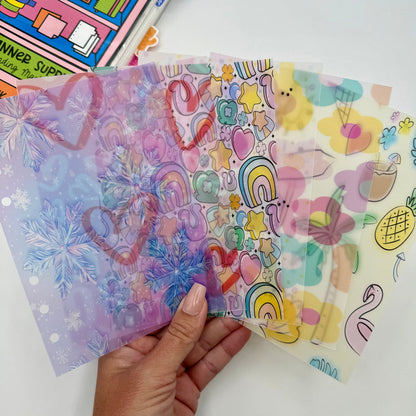 Monthly Colorful Vellum Dashboards