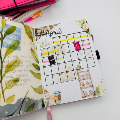 Back to School Monthly Layout Sticker Kit