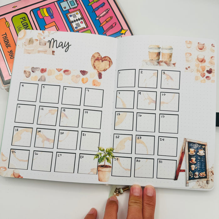 Mean One Monthly Layout Sticker Kit