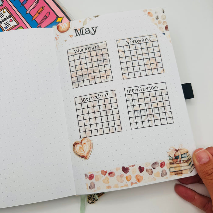 Mean One Monthly Layout Sticker Kit