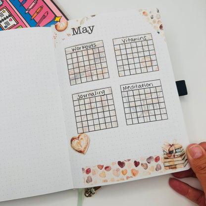 Love Letters Monthly Layout Sticker Kit