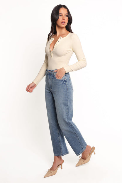 Petal and Pup USA BOTTOMS Abrand Venice Straight Jeans - Amara